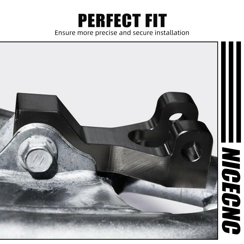 NICECNC Black ATV Front Rear Lowering Kit Compatible with Yamaha Raptor 660 660R YFM660R Raptor 700 700R YFM700 Raptor350 - Image 2